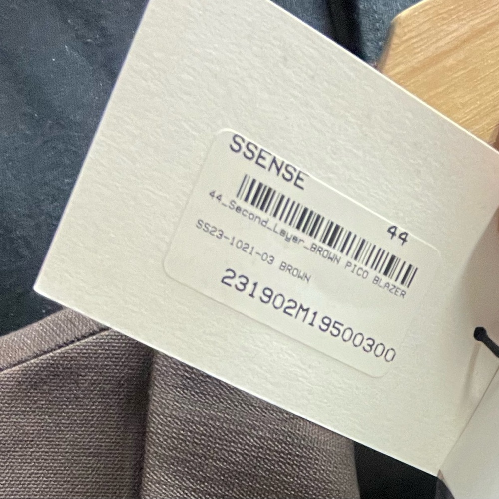 Second/Layer Brown Pico Blazer - image 8